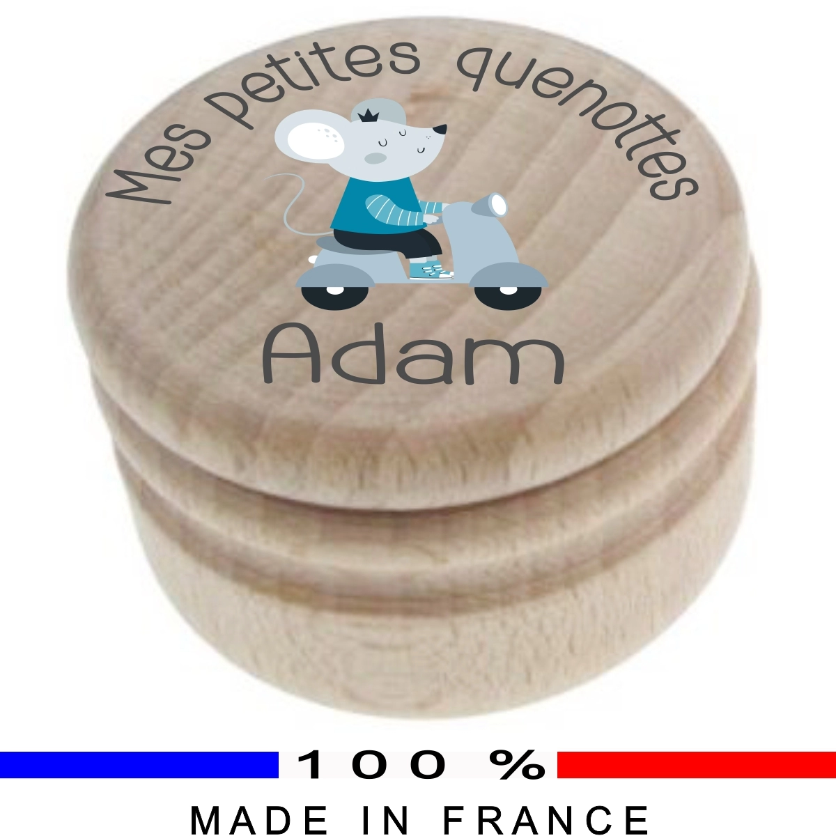 Boite à Dents de Lait en Bois personnalisée Boite à Dents de Lait en Bois personnalisée